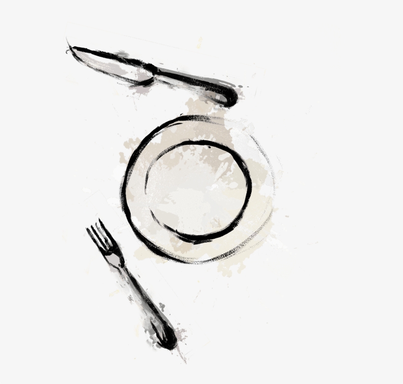 Utensils - Sketch, transparent png download