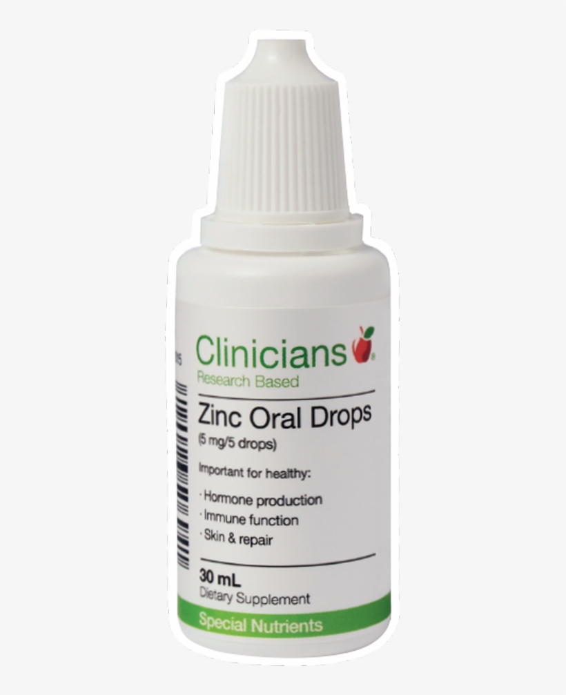 Zinc Oral Drops - Clinicians Zinc Oral Drops, transparent png download