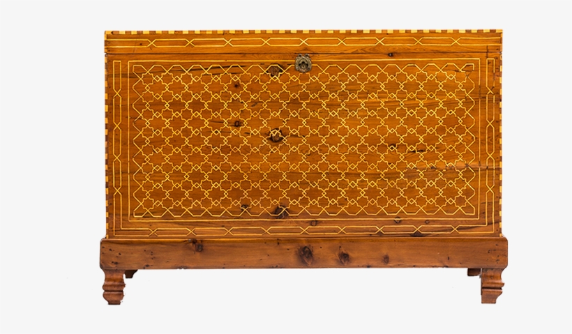 Tuiya Wooden Chest Inlaid With Lemon Wood, Very Nice - Table, transparent png download