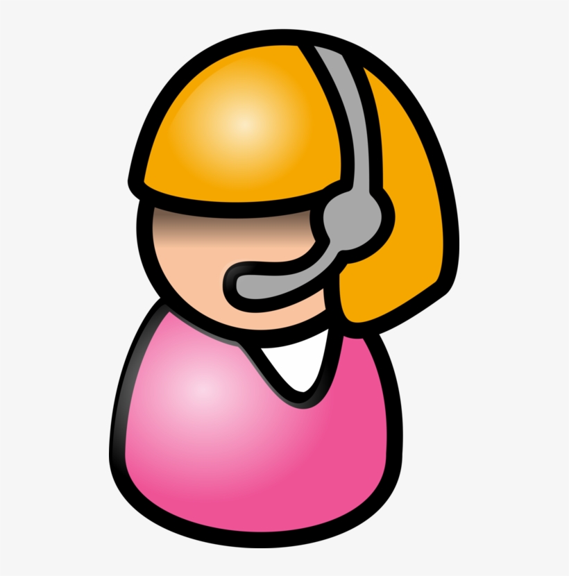 Telephone Call Switchboard Operator Cartoon Microphone - Clip Art People, transparent png download