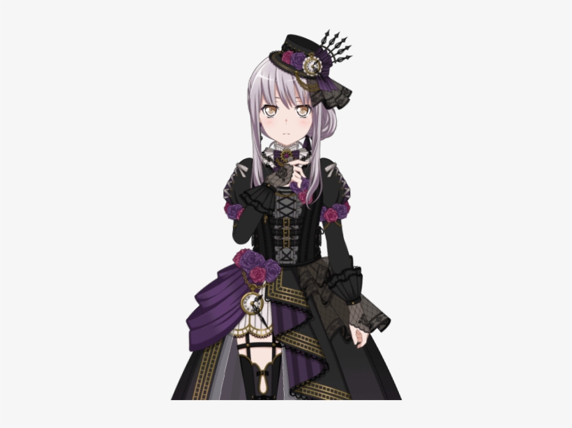 Falling Tears Live2d Model - Hime Cut, transparent png download