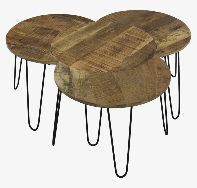 4 Piece Coffee Table Set - Coffee Table, transparent png download