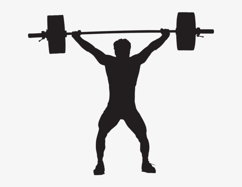 Icon Overhead Squat 630×591 - Weightlifting Vector, transparent png download