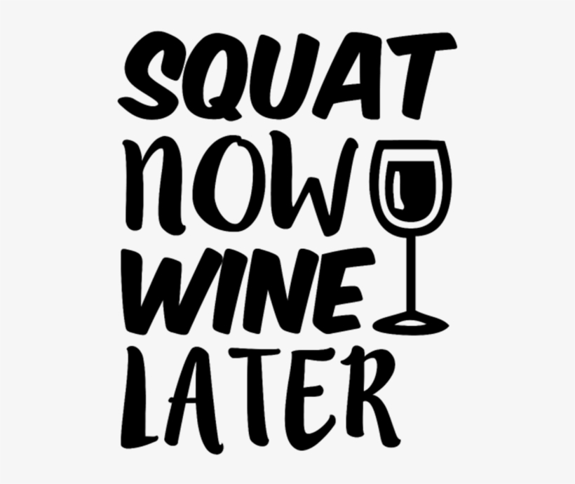 Squat Now Wine Later Funny Fitness Workout - Best Aunt Ever Funny Bag, Adult Unisex, Natural, transparent png download
