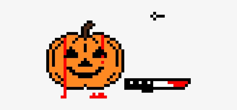 Pumpkin - Pumpkin Pixel Art Grid, transparent png download