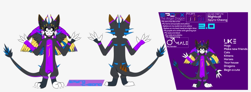 Purple Angel Dragon Fursuits, transparent png download