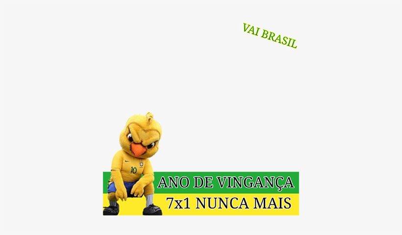 O Melhor Mascote Da Copa De 2018 Demonstrando Seu Apoio - Canarinho Pistola Wallpaper Pc Hd, transparent png download