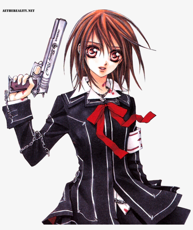 Yuuki Uniforme Pistola - Yuki From Vampire Knight, transparent png download