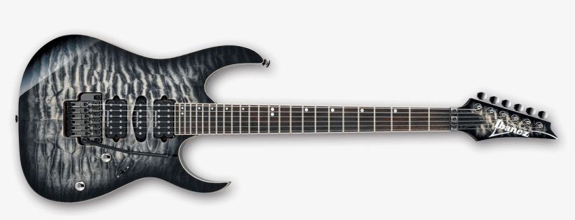 Rg970wqmz Bib - Ibanez Rg970wqmz-bib Black Ice Burst Electric Guitar, transparent png download