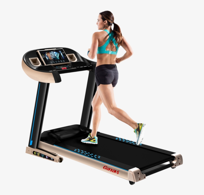 2018 Ladies Fitness Gym Equipment Folding Treadmill - Treadmill, transparent png download