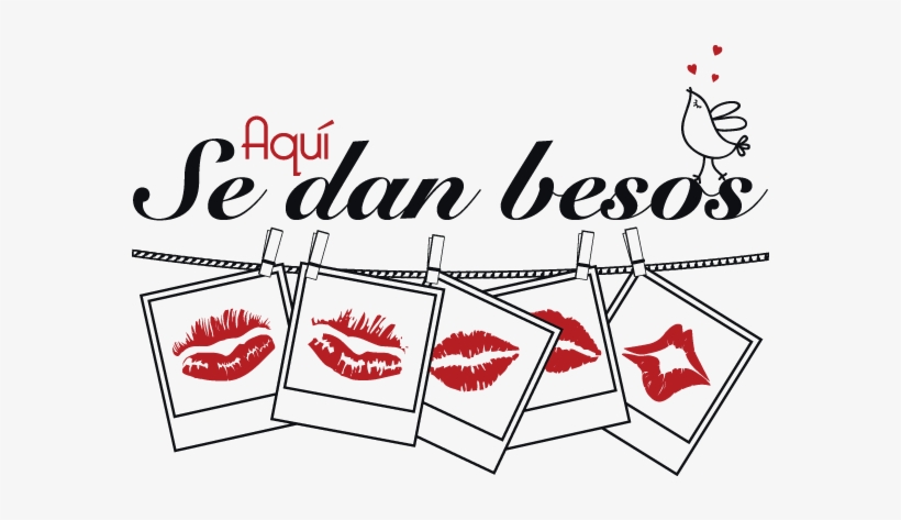 Vinilo Decorativo Frase Aquí Se Dan Besos - Lip Mask, Hatop Collagen Lip Mask Lip Film Moisturising, transparent png download