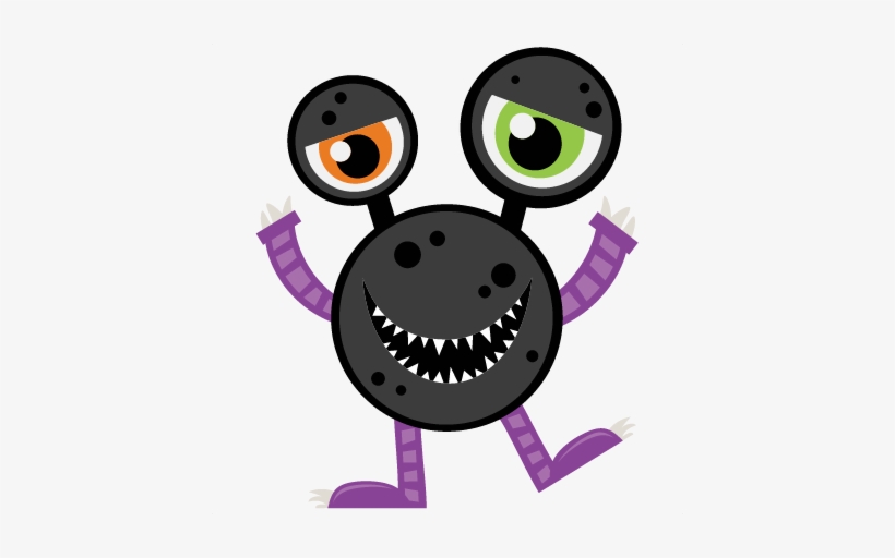 Orange Monster Clip Art - Transparent Background Halloween Monsters Clipart, transparent png download