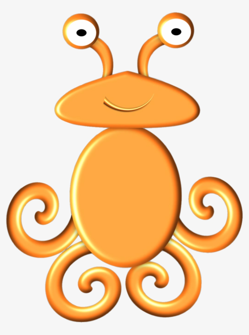 Orange Creature - Clip Art, transparent png download