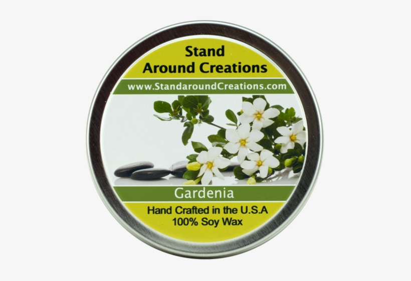 Gardenia Tin 4-oz - Stand Around Creations Gardenia Tin 6-oz., Green, transparent png download