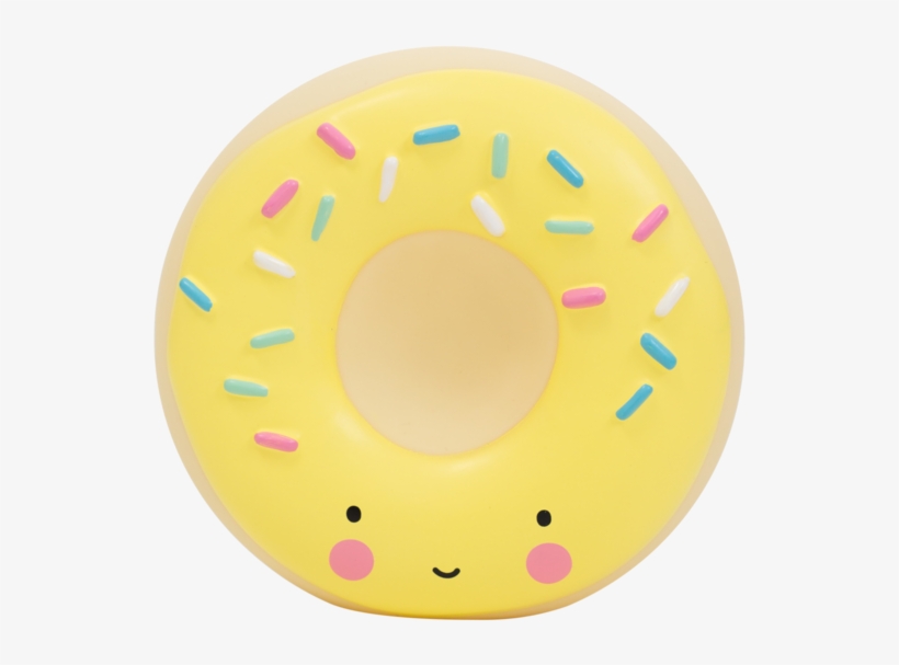 Piggy Bank - Little Lovely Company Money Box Yellow Donut, transparent png download
