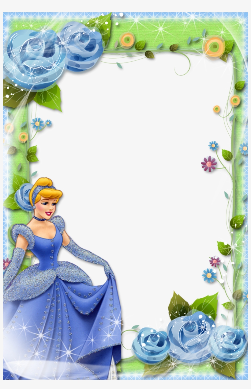 Imagem Cinderela, Molduras, Moldura Digitais, Imagem - Princess Frames, transparent png download