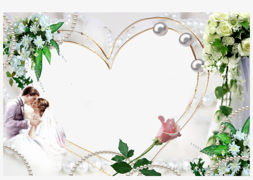 Moldura Para Fotos Casamento - Molduras Para Fotos De Casamento, transparent png download
