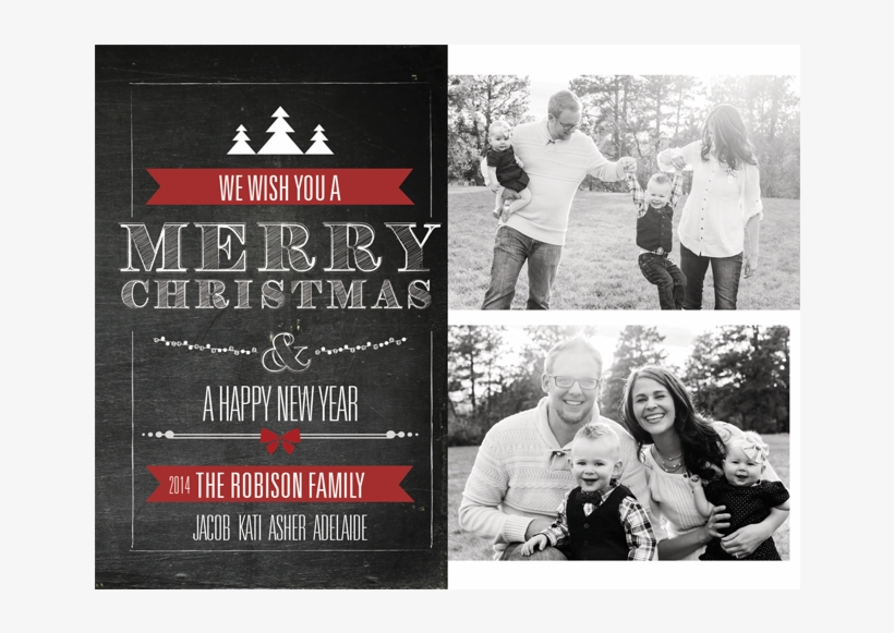 // Robison Family - Family Christmas Cards Designs, transparent png download