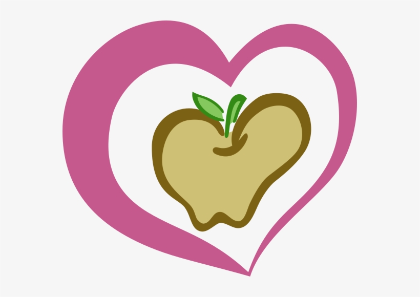 Anscathmarcach, Cutie Mark, Cutie Mark Only, Food, - Heart, transparent png download