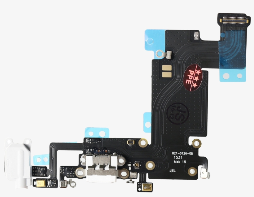 Iphone 6s Charging Block Flex - Iphone 6s Plus Lightning Port, transparent png download