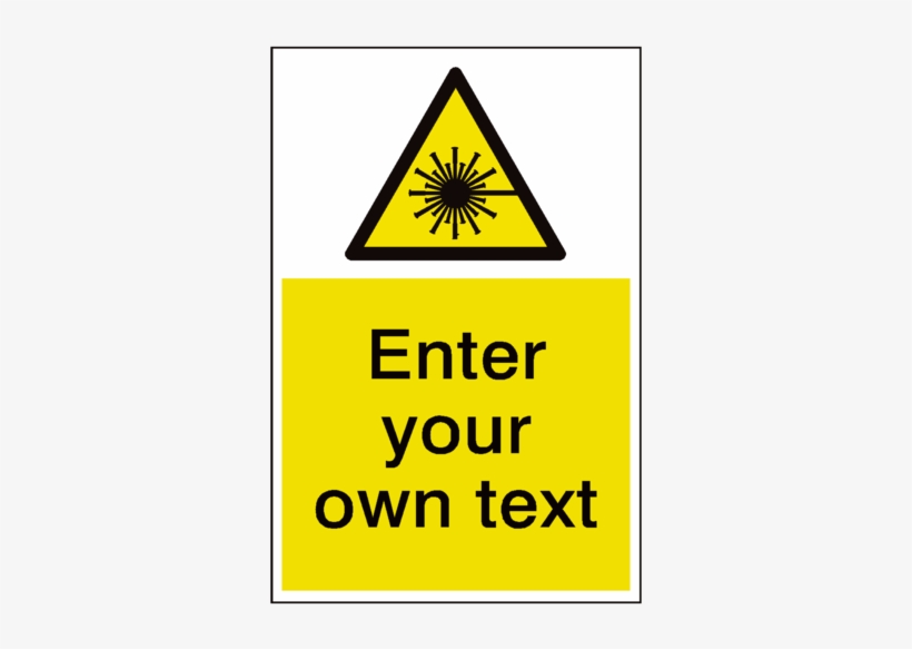 Laser Beam Custom Hazard Sticker - Mind The Step Sign, transparent png download