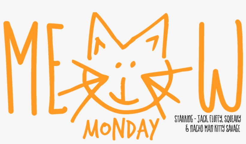 Pictures Of Cute Cats To Start Off Your Week - Meow Monday Logo, transparent png download