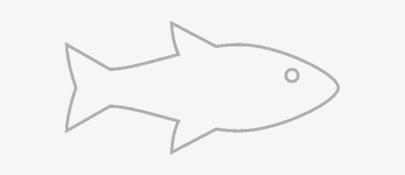 Fish Outline - Lamniformes, transparent png download