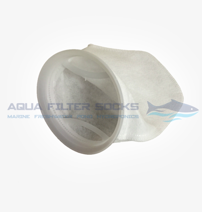 7" Inch Ring Polyester Felt Short Filter Sock - Circle, transparent png download