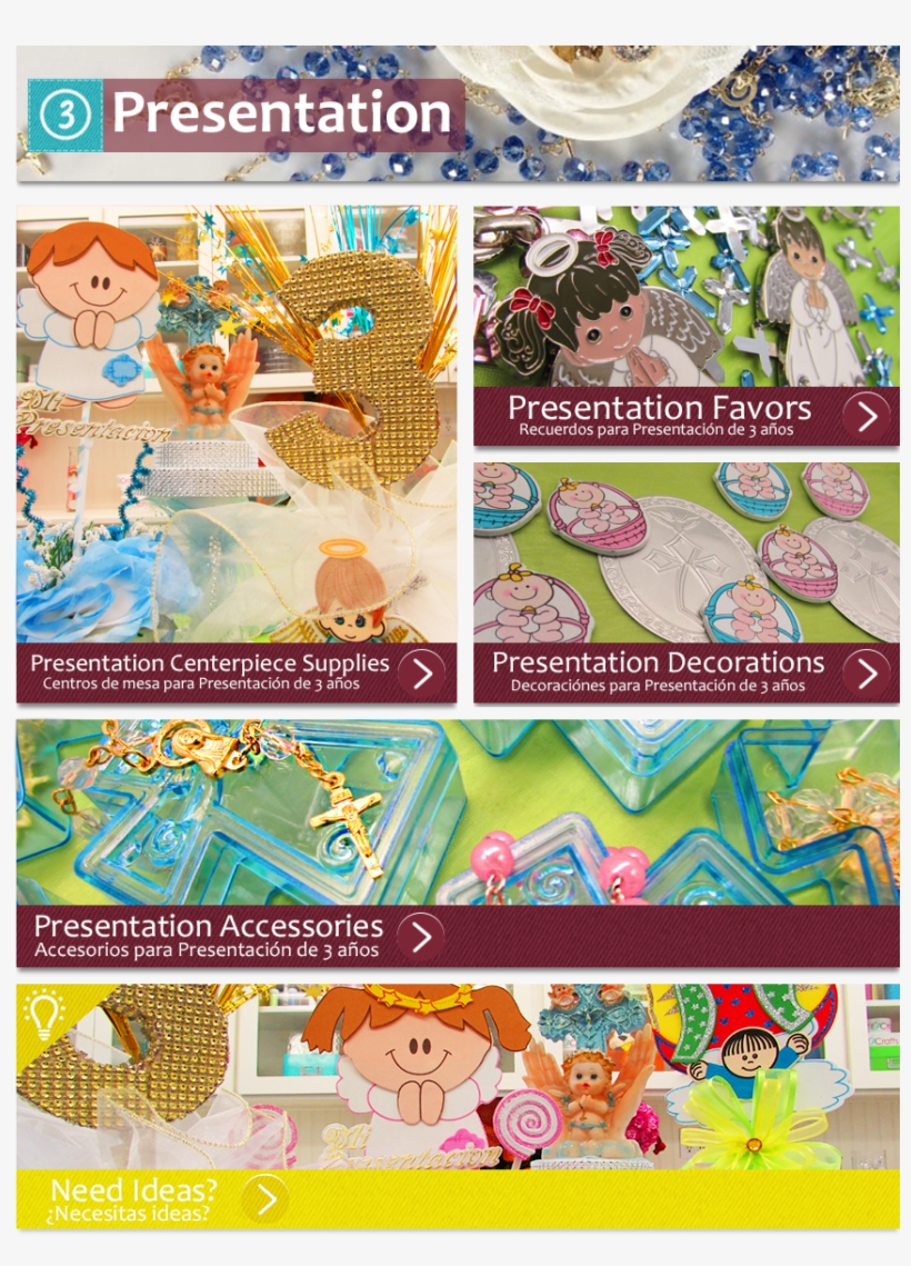 Decoracion De Presentacion De 3 Años, transparent png download