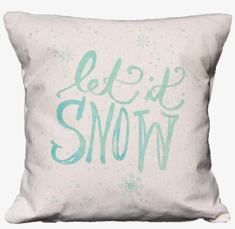 Let It Snow - Cushion, transparent png download