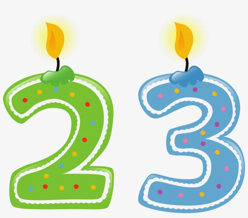 Números/velas - Velas De Numeros Png, transparent png download