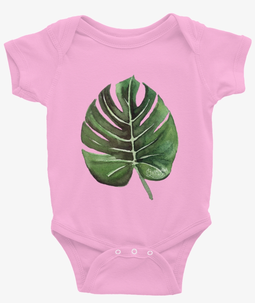 Monstera Leaf Onesie, transparent png download