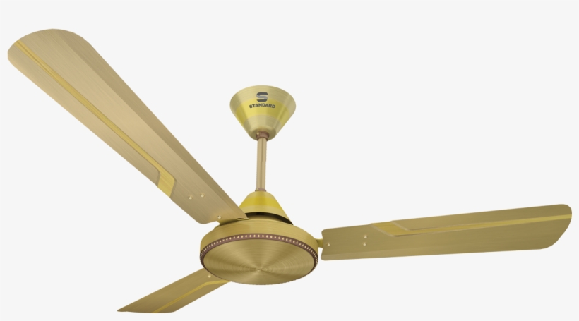 Robusta Antique Gold Brushed Nickle - Standard Fans Png, transparent png download