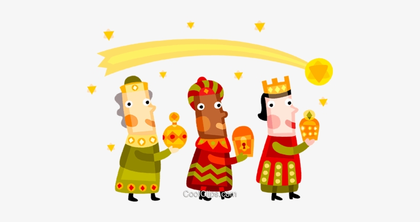 Los Reyes Magos Libres De Derechos Ilustraciones De - Three Kings Day Gif, transparent png download