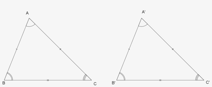 Triangulos Congruentes - Line Art, transparent png download