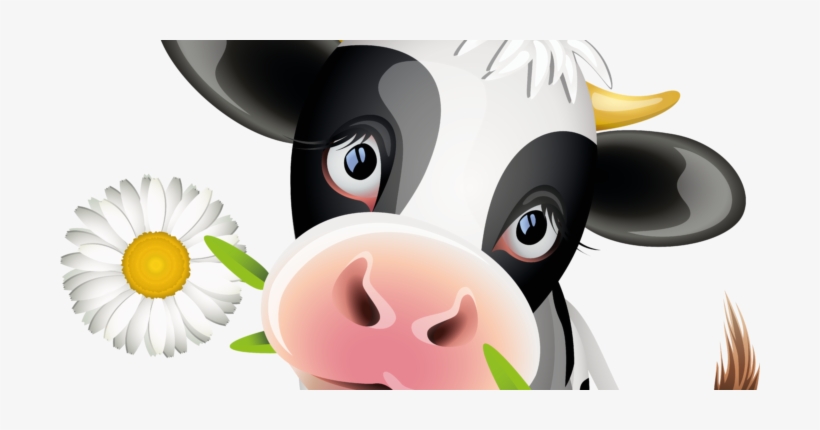 Cow Png - Cartoon Dairy Cow, transparent png download