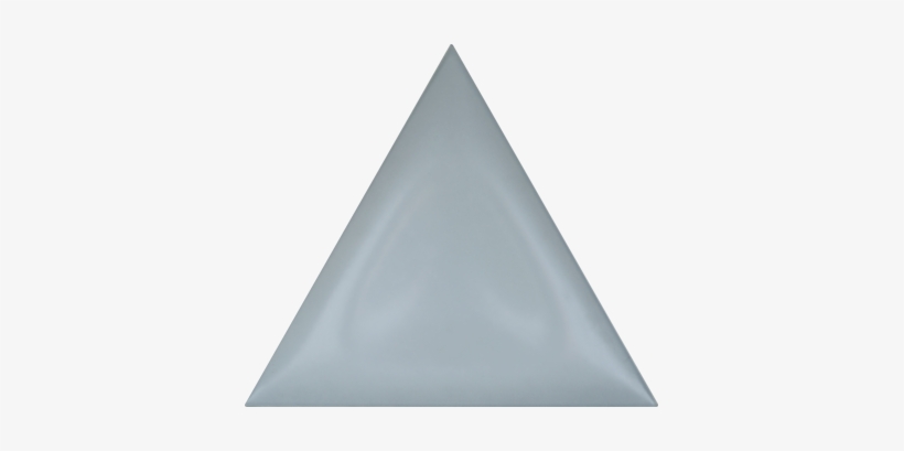 Triangle Triangulo Elvida Gris 32x27, White Body - Triangulo Celeste, transparent png download