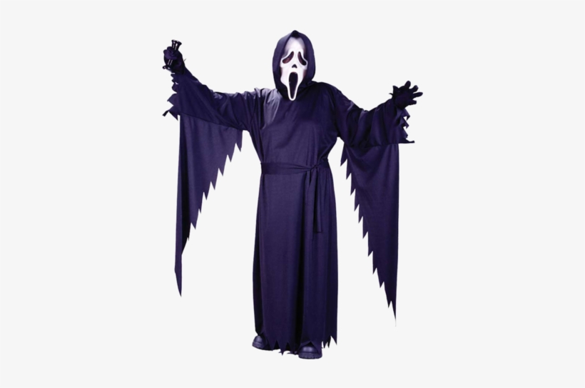 Teen Halloween Scream Ghostface Costume - Ghost Face Costume, transparent png download