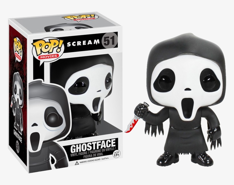 Fun3360 Scream Ghostface Pop Vinyl - Ghostface Pop, transparent png download