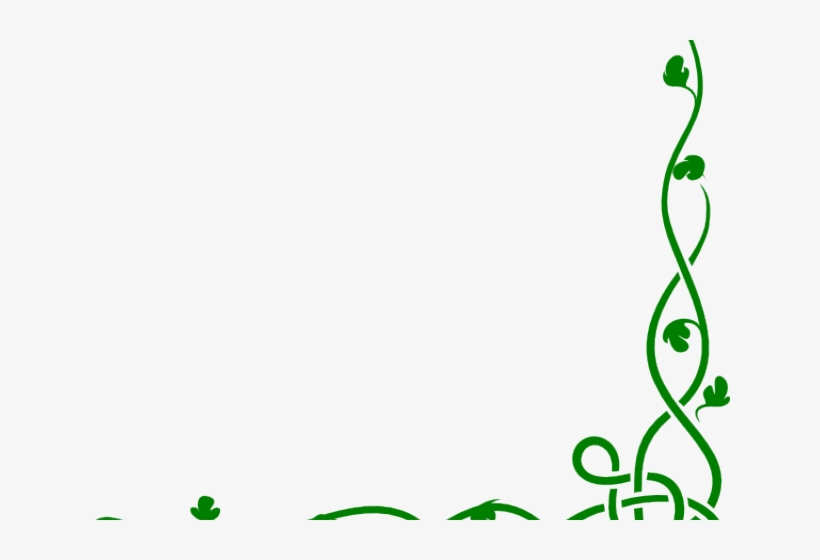 Green Vine Cliparts - Border Design For A4 Size Paper, transparent png download