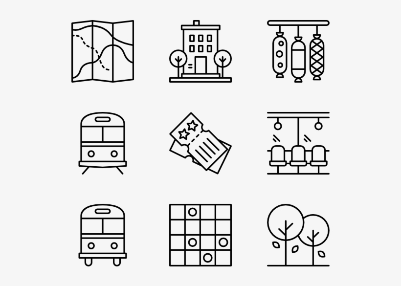 New York - Learning Icons, transparent png download