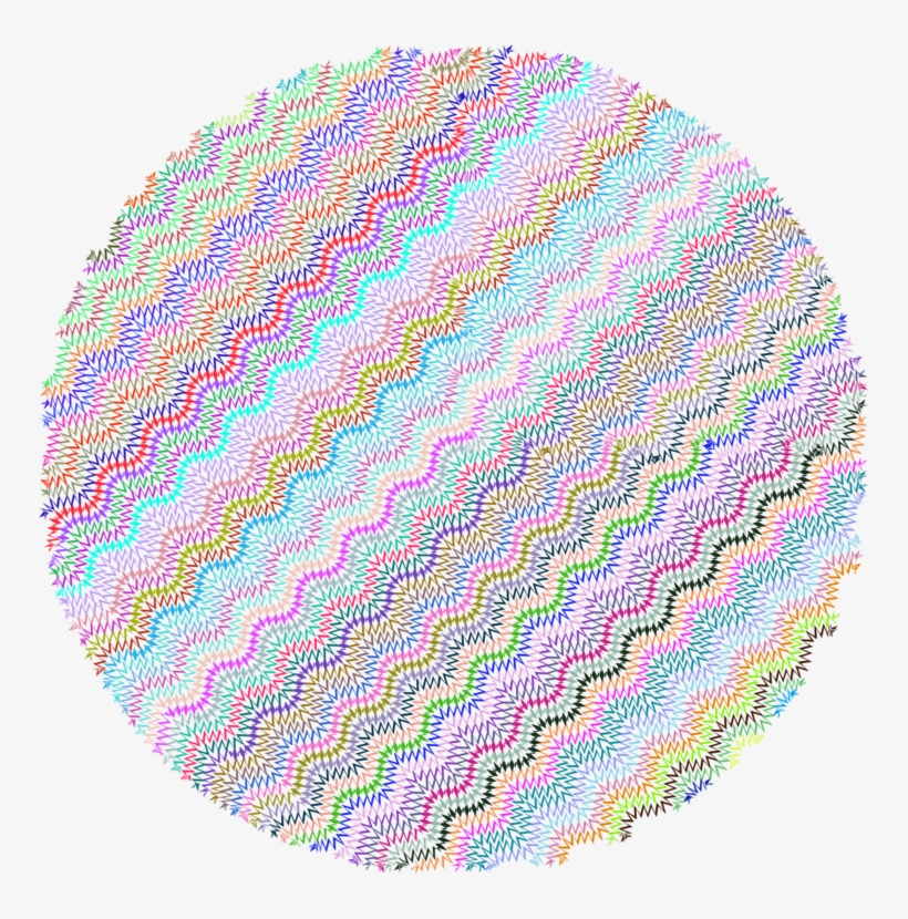 Zigzag Line Rectangle Wind Wave - Zig Zag Background Circle, transparent png download