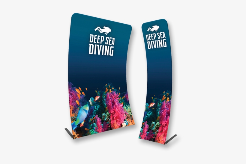 Curved Fabric Banner Displays - Formulate Essential Cobra Banner Display, transparent png download