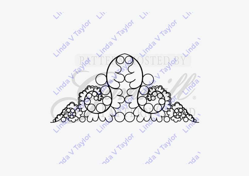 Lt 2211 Scalloped Feather Triangle2, transparent png download