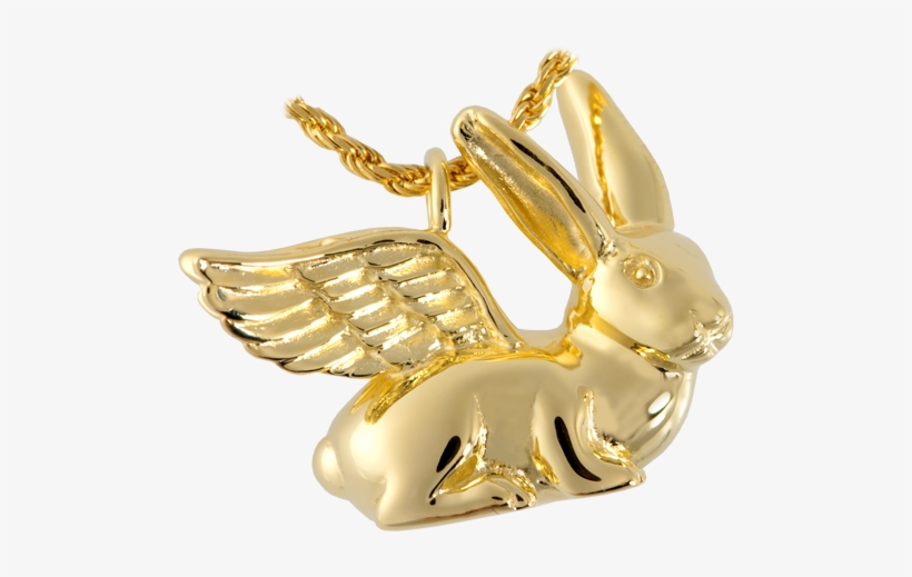 Rabbit Pet Cremation Jewelry - Silver Cremation Jewelry: Rabbit Ears Up, transparent png download