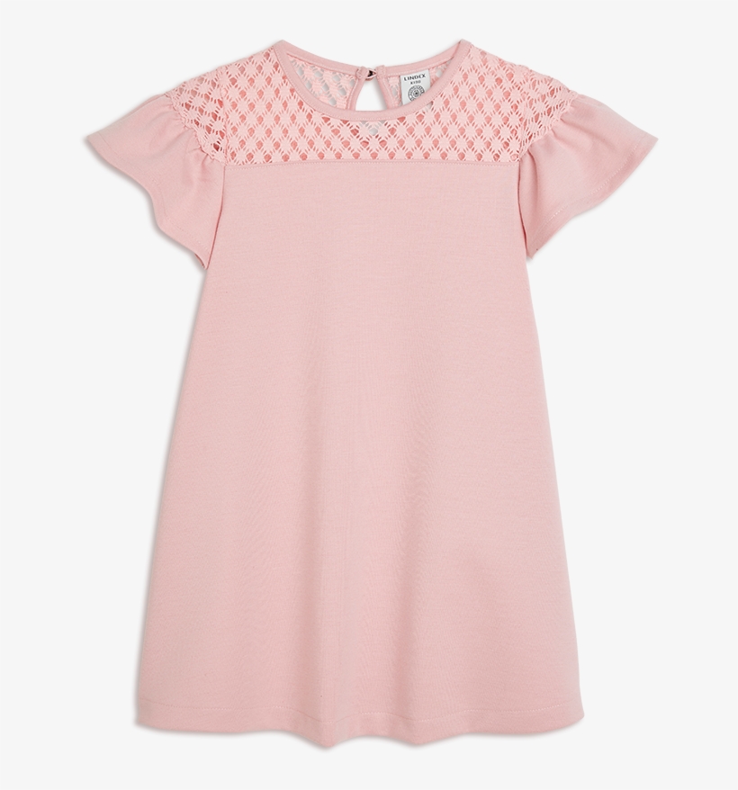 Dress With Lace Pink - Pattern, transparent png download