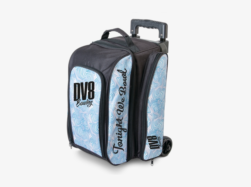 Dv8-freestyle Double Roller Blue Swirl - Double Ball Bowling Bag Colors, transparent png download