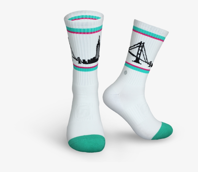 Teal & - Hockey Sock, transparent png download