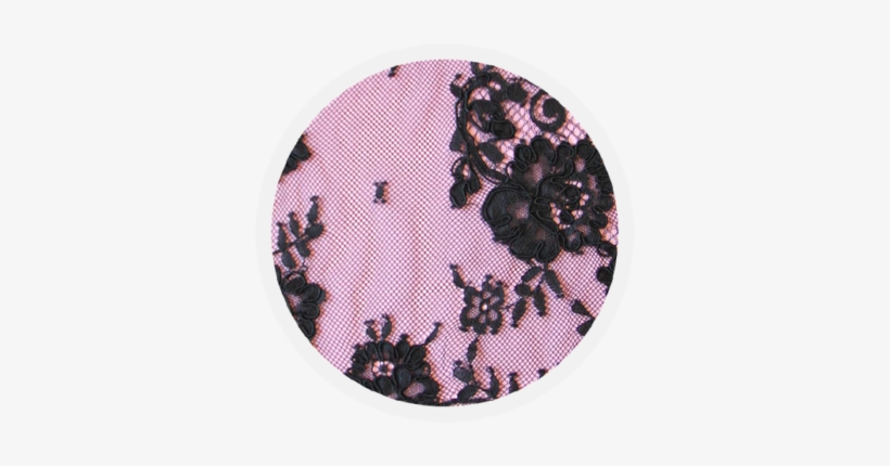 Black Corded Lace Amelia, transparent png download