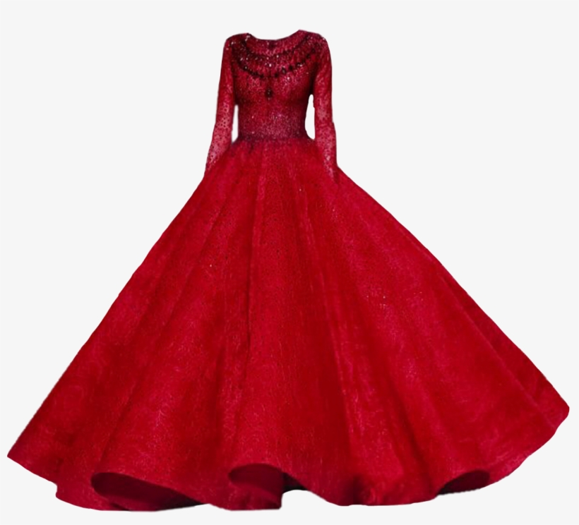 Dress Red Fancy Interesting Art Sticker Aesthetic Png - Cocktail Dress, transparent png download